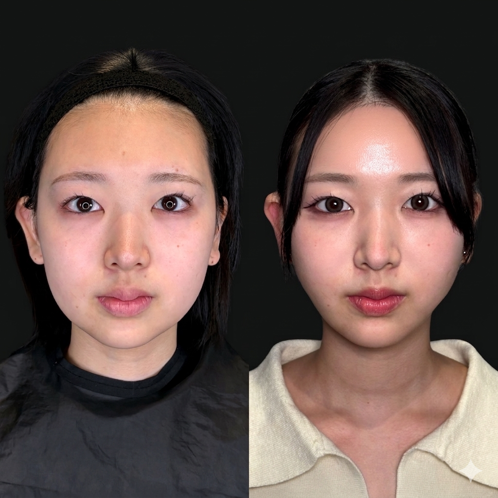 脂肪吸引+糸リフトの症例(ビフォーアフター)|大阪・豊中 Wing clinic